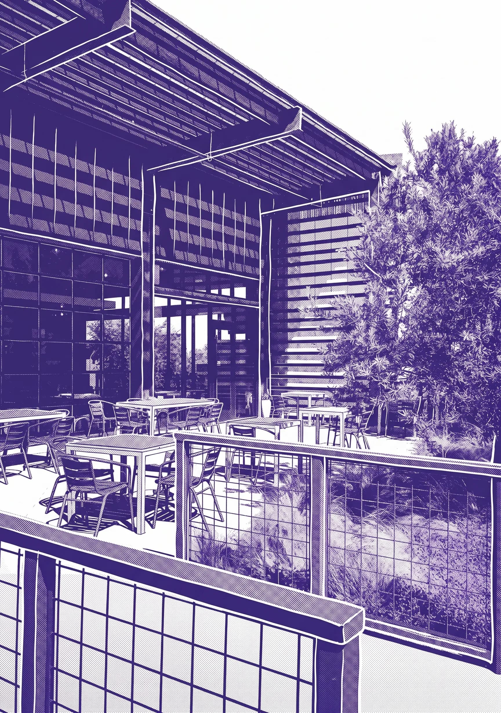 Phoenix Pho restaurant entrance and patio